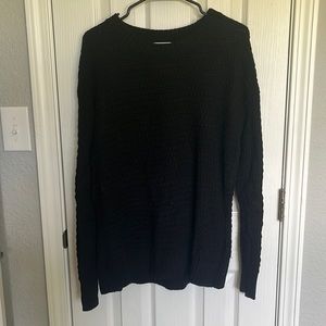 Used Old Navy Size Medium Black Knit Tunic Sweater